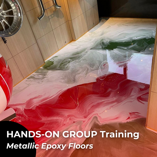 Hands-on group training metallic epoxy (3 days)